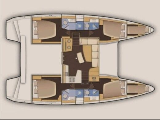 Catamaran Lagoon Lagoon 42 Boat design plan