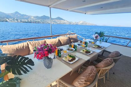 luxury yacht in Bodrum