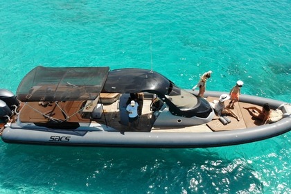 Hyra båt RIB-båt Sacs Marine Strider 13 Ibiza