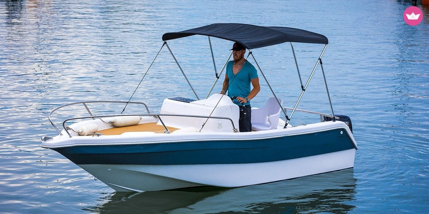 Bateau sans permis  Jeanneau Navy Blue Premium 5 places 6cv 2