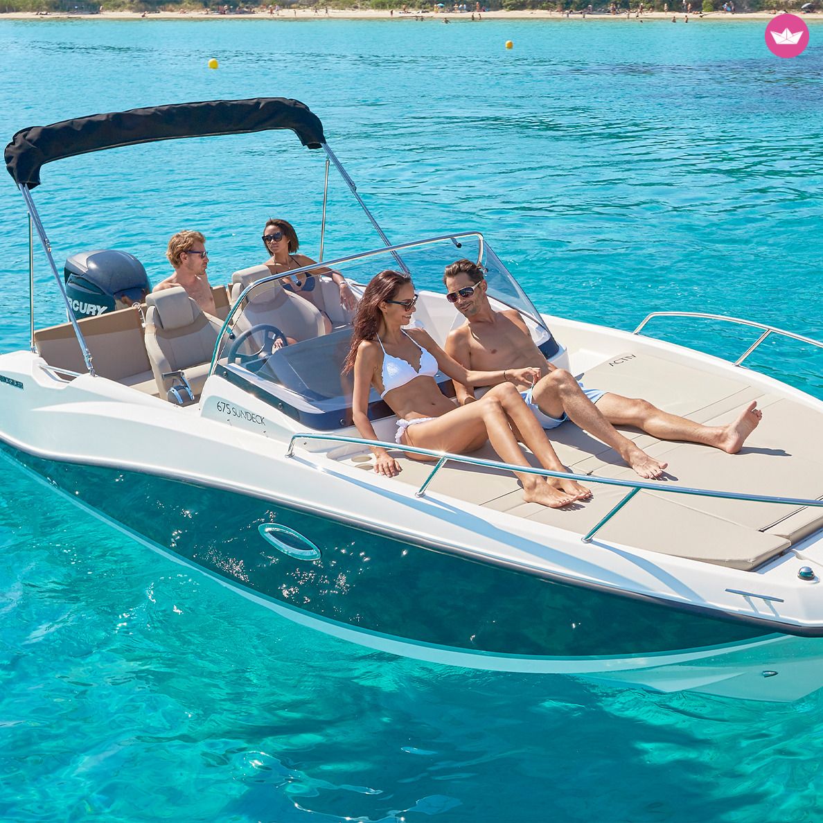 Bateau à moteur Quicksilver quicksilver 675 Sundeck 150cv 5