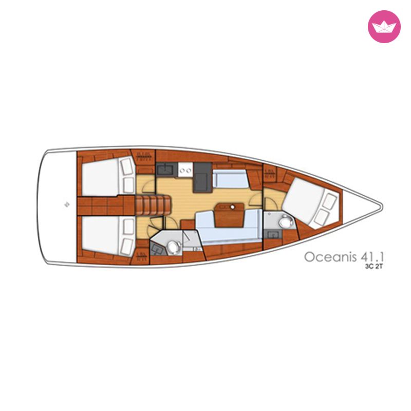 Charter Sailboat Beneteau Oceanis 41.1 Athens