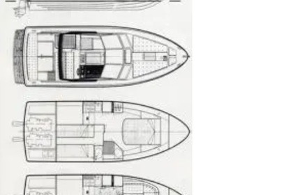 Rio 830 Cabin, geräumiges Motorboot für Ferien auf dem See