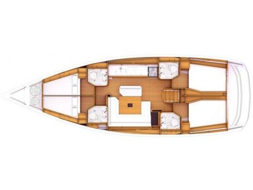 Sailboat  Sun Odyssey 479 boat plan