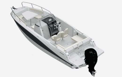 Motorboat Quicksilver Activ 755 Open Planta da embarcação