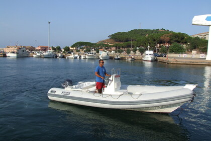 Charter RIB sea water Flamar 550 Arbatax