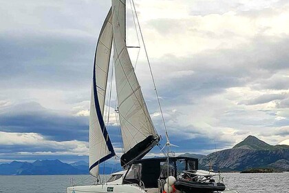 Catamaran with skipper