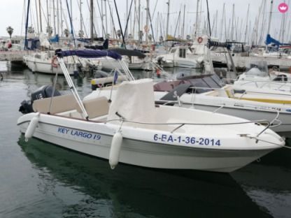 Location Bateau à moteur Key Largo 19 Sitges