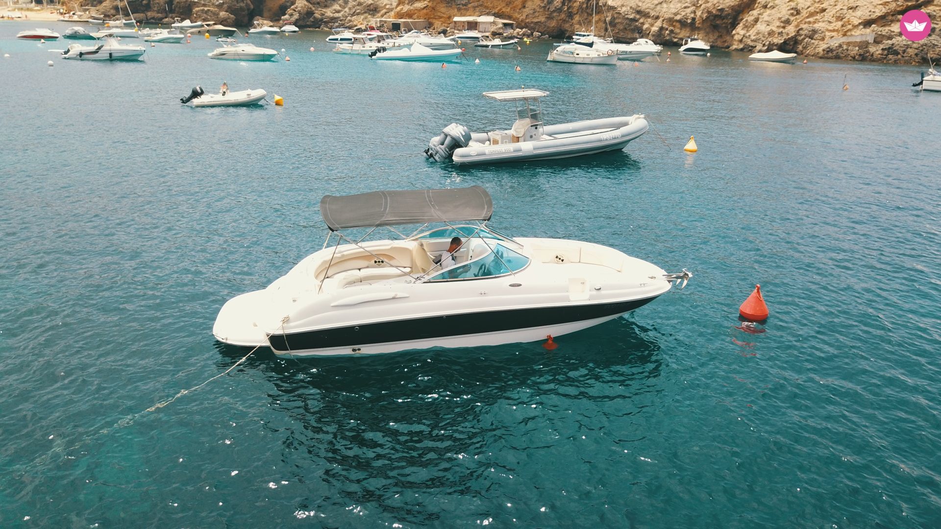 Charter motorboat in Ibiza  