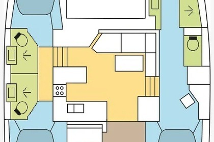 Hyra båt Katamaran Fountaine Pajot Astrea 42 with watermaker & A/C - PLUS Alimos
