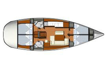 Verhuur Zeilboot Jeanneau Sun Odyssey 44i Kavala