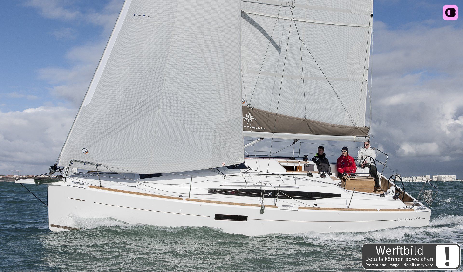 Voilier Jeanneau Sun Odyssey 349 - 2 cab. 10m