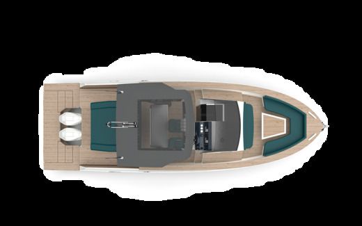 Motorboat Fiart Mare Seawalker 35 Boat layout