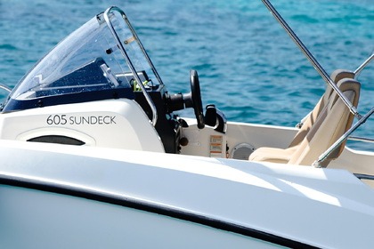 Hyra båt Motorbåt Quicksilver quicksilver activ 605 sundeck Mandelieu-la-Napoule