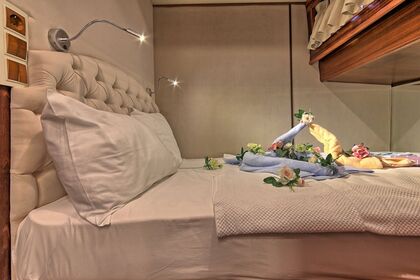 Rent this impressive gulet for up to 6 persons