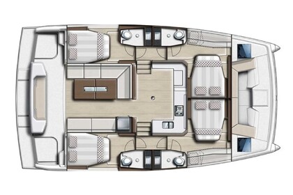 Hyra båt Katamaran  Bali Catspace[G] Kaštel Gomilica