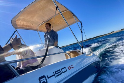 Alquiler Barco sin licencia  Remus 450 Es Trenc