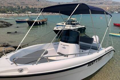Hire Boat without licence  Poseidon Blue Water Lindos