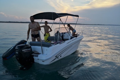 Rental Motorboat Prince Prince 495 with 80 HP engine Nin