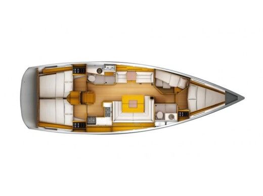 Sailboat Jeanneau Sun Odyssey 449 Boat design plan