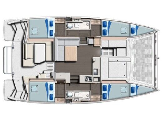 Sailboat  Leopard 43 PC boat plan