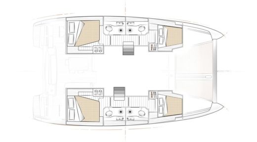 Catamaran Groupe Beneteau Excess 12 boat plan