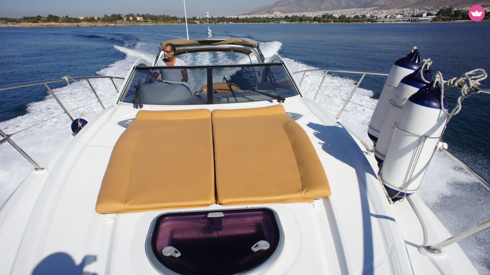 Charter motorboat in Athens  