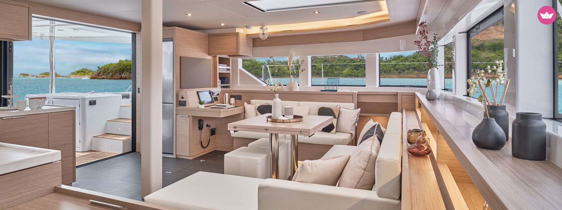 Catamaran Lagoon-Bénéteau Lagoon 55 - 4 cab. 16m 6
