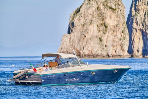 motorboat in capri