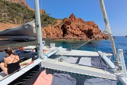 Verhuur Zeilboot LADY HAWKE CATAMARANI LADY HAWKE 39 CABRIO Mandelieu-la-Napoule