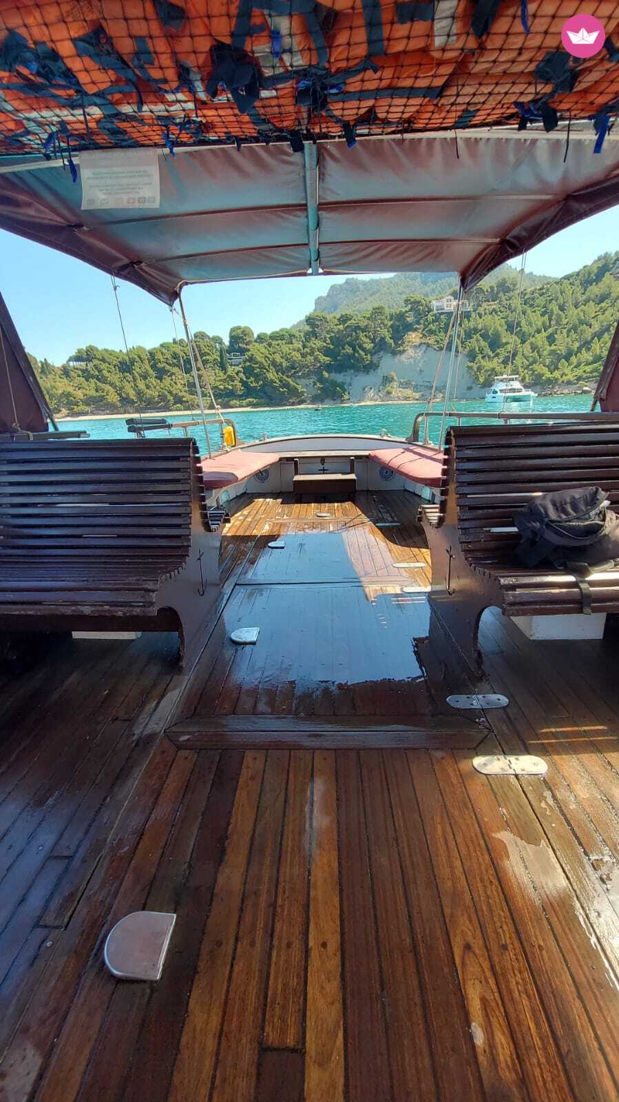 Bateau à moteur PANTASSO Bateau en bois / Vedette à passagers 215cv 7