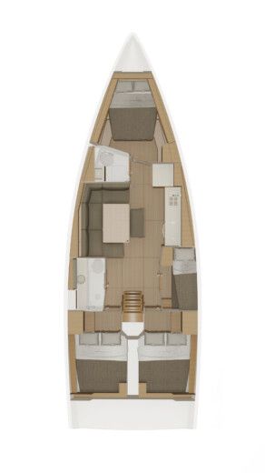 Sailboat Dufour Yachts Dufour 430 GL Plan du bateau