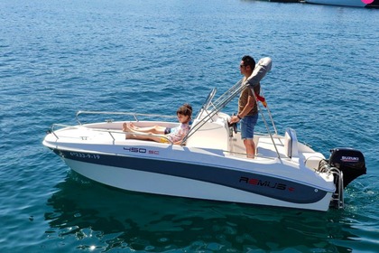 Чартер лодки без лицензии  Remus 450 Паламос