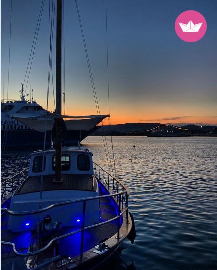 Motorboat Traditional Boat Liberty Greek  