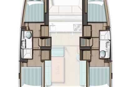 Чартер Катамаран Catana Group Bali Catsmart - 4 + 2 cab. Трогир