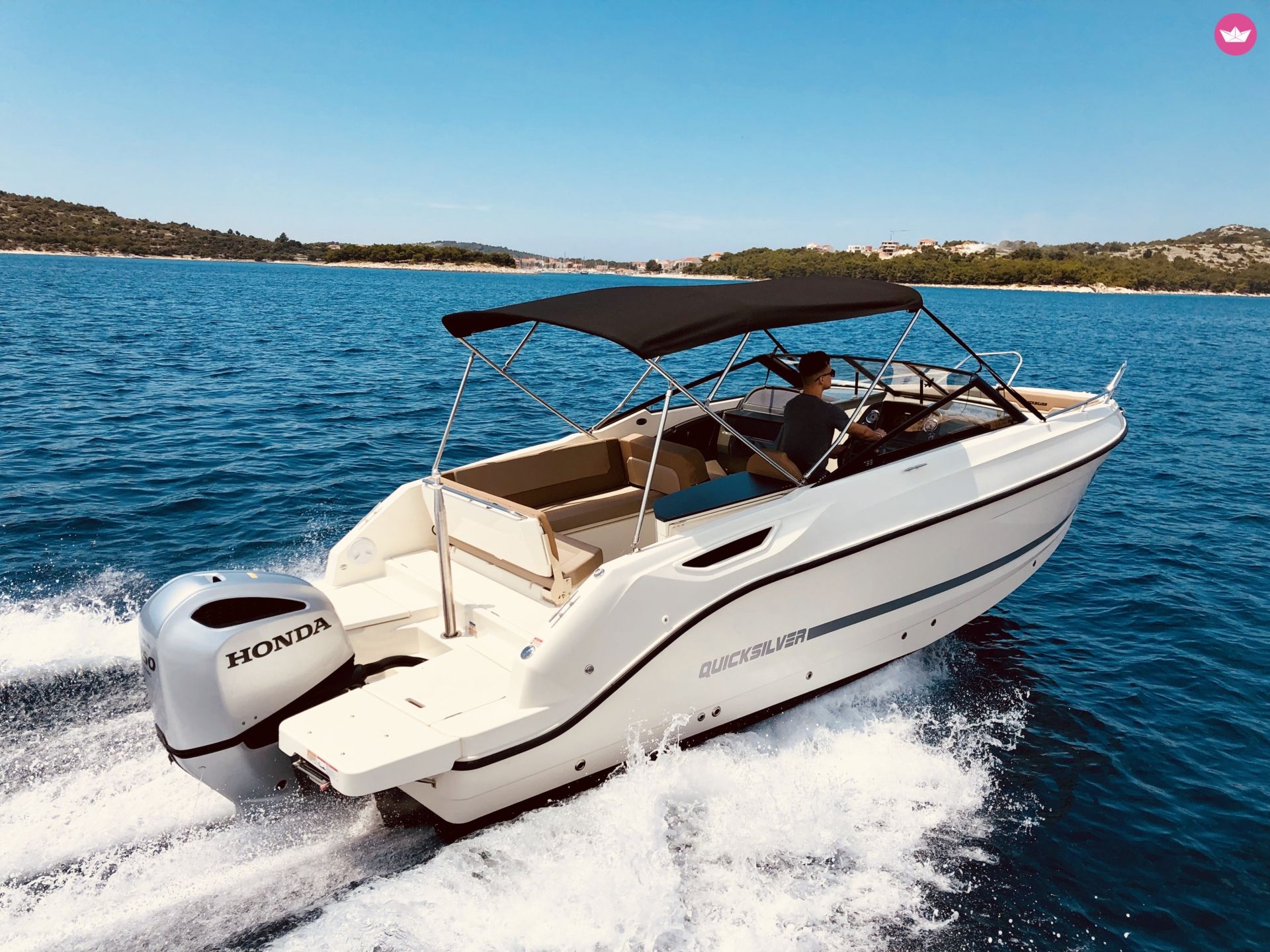 Bateau à moteur QUICKSILVER 755 Bow-rider 250cv