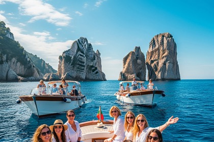 Noleggio Gommone Capri Boat Tour Semi-Private with City Visit Amalfi