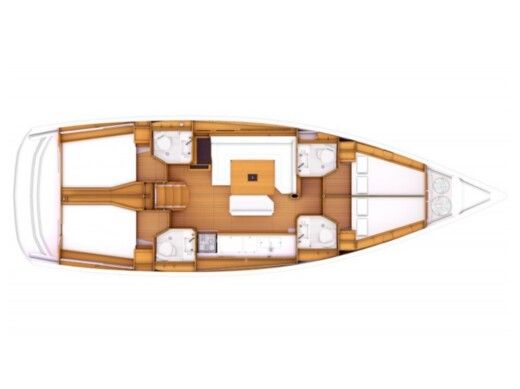 Sailboat Jeanneau Sun Odyssey 479 Boat layout