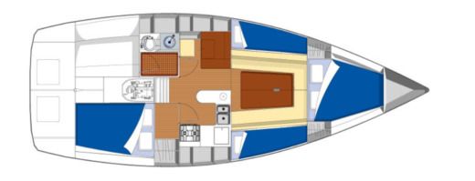 Sailboat Fora Marine Rm 10.50 Plan du bateau