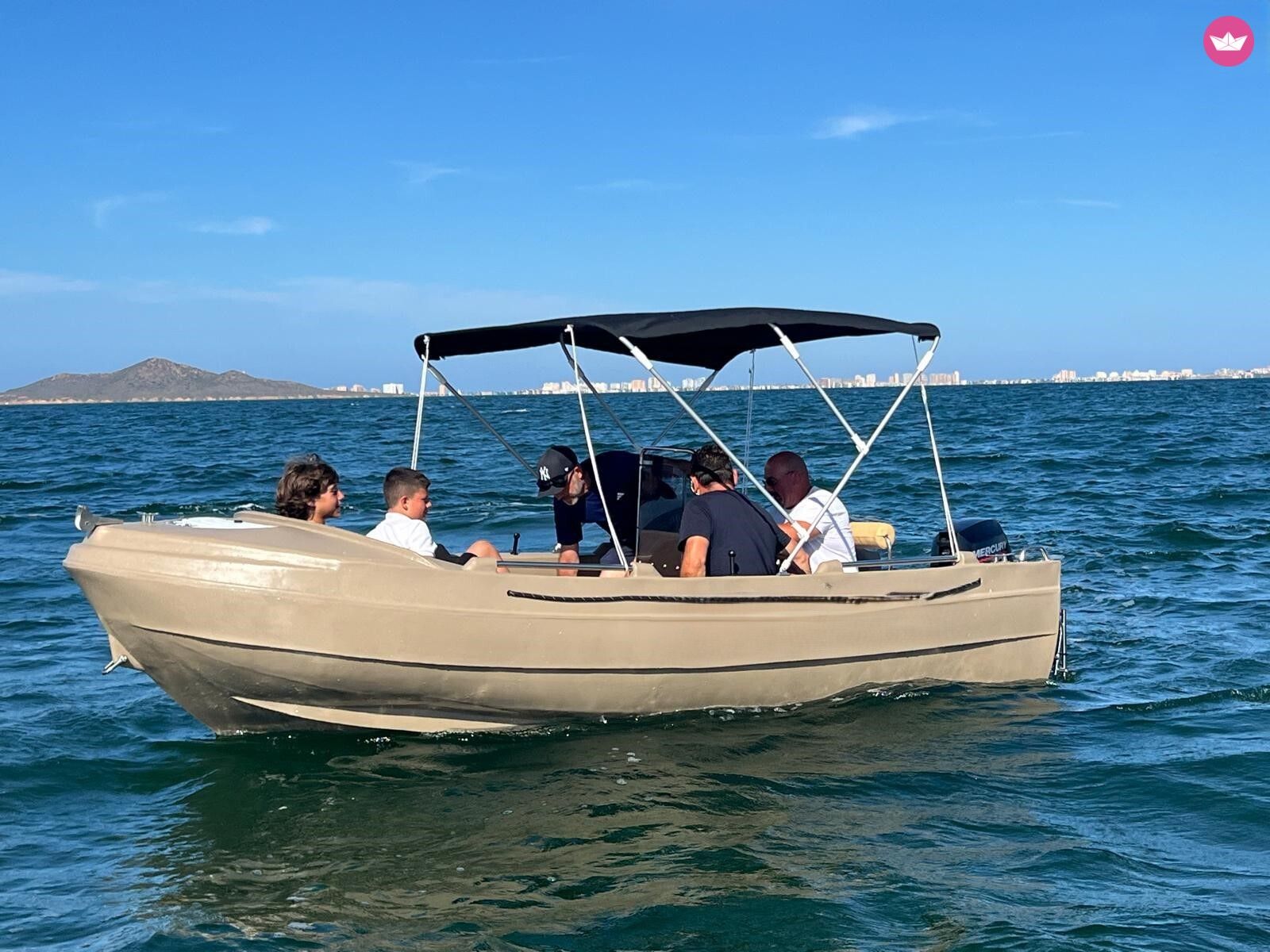 Bateau sans permis pans marine N450 15cv 7
