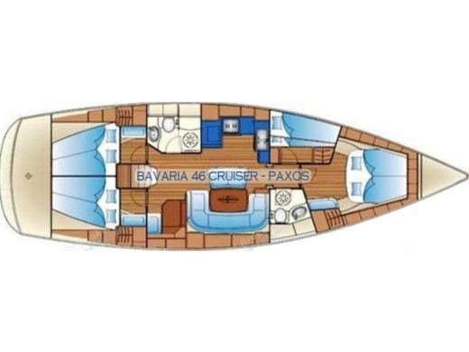 Sailboat Bavaria Bavaria 46 Boat design plan