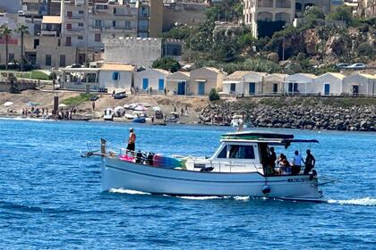 Yatch boat in Marzamemi