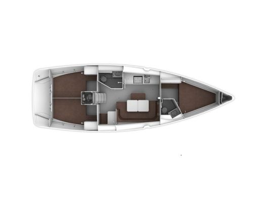 Sailboat BAVARIA CRUISER 41 boat plan