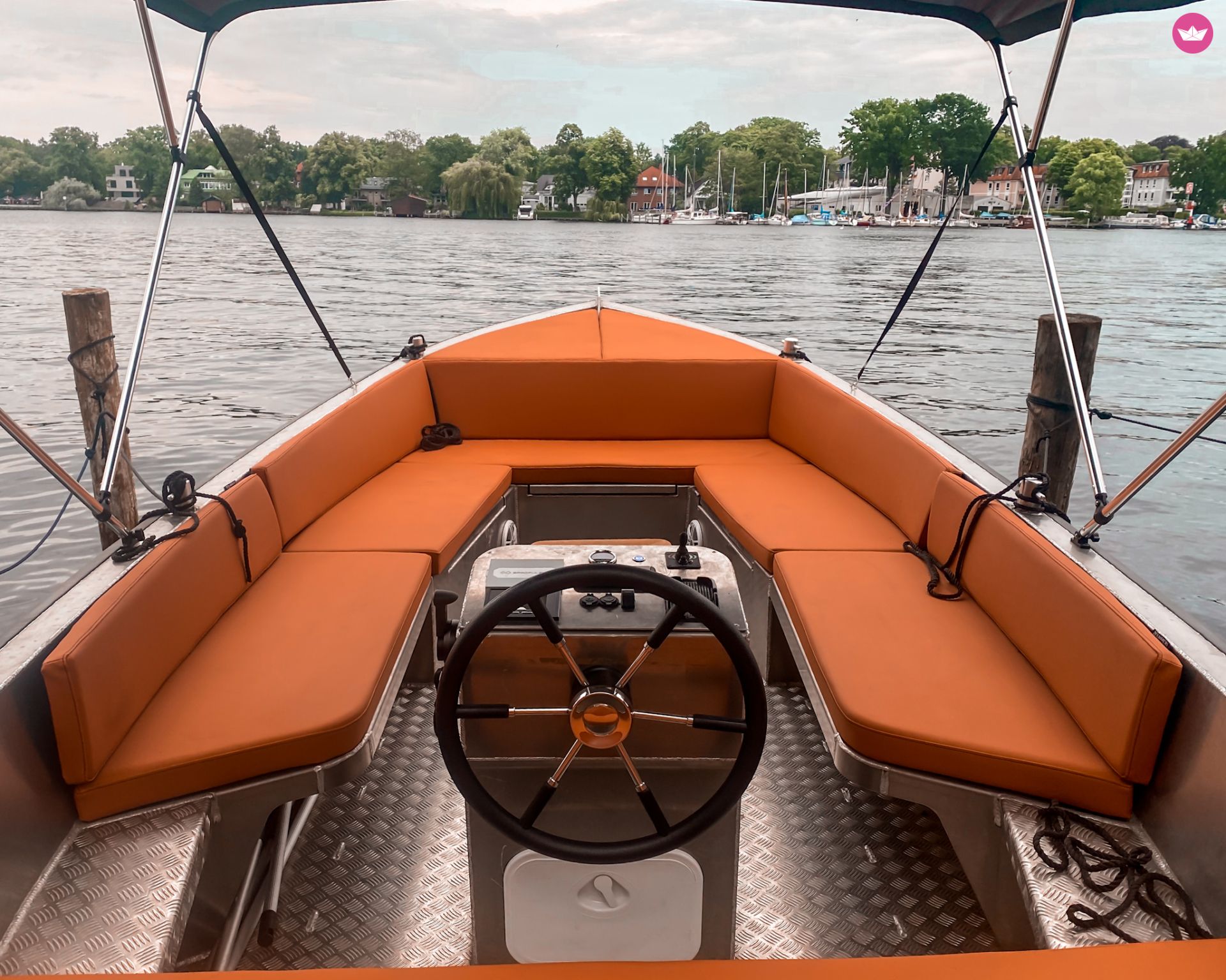 Bateau à moteur Elektroboot Sloep 8cv 6