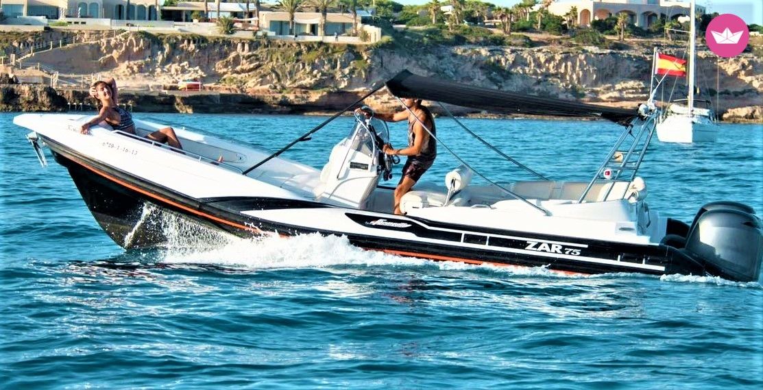 Charter RIB Zar 75 Ibiza