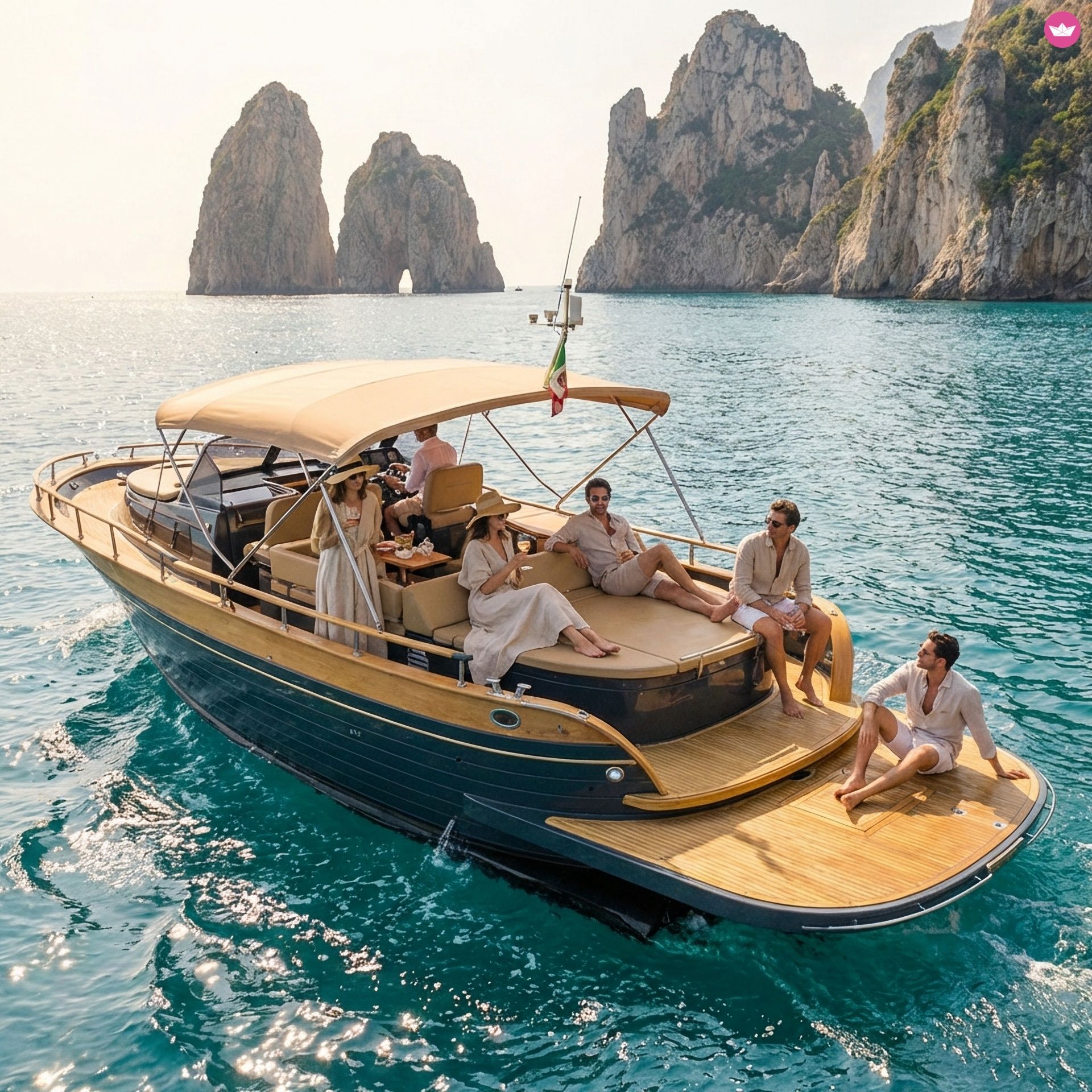 Bateau à moteur Esposito Gozzo Positano Open 500cv 4