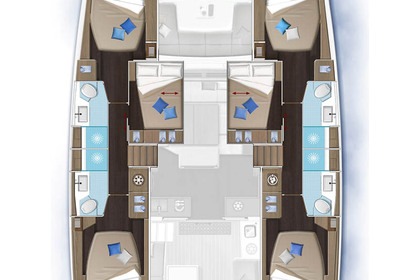 Hire Catamaran Lagoon-Bénéteau Lagoon 51 - 6 cab. Marsh Harbour