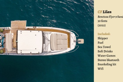 Rental Motorboat Beneteau Flyer 9 Sundeck Positano