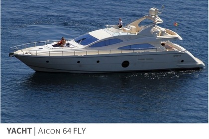 Noleggio Yacht a motore Aicon Aicon 64 Riposto