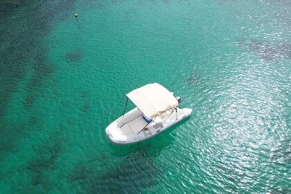 Rental Boat without license  Caribe 15 Cala Figuera